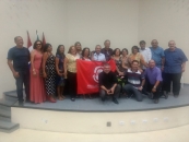 Nova direção colegiada do Sintufal  depois da posse solene