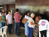 Base do Sintufal durante a votação para delegados da Plenária Nacional da FASUBRA