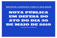 Convocação aos filiados do Sintufal