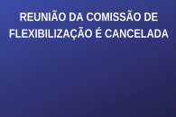 Cancelamento foi informado hoje cedo via e-mail.