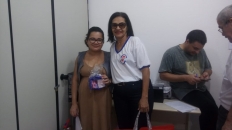 Equipe de Coordenadores do Sintufal durante visita itinerante no interior do Estado