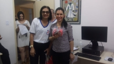 Equipe de Coordenadores do Sintufal durante visita itinerante no interior do Estado