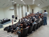 Momentos da assembleia. Foto: Flávio Lins