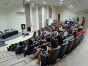 Momentos da assembleia. Foto: Flávio Lins