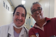 Representantes do Sintufal e do SINDSERH. Foto: José Moyses Ferreira