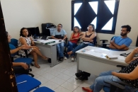 Atendimento da ação itinerante em Santana do Ipanema. Foto: Ascom/Sintufal
