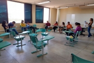 Atendimento da ação itinerante em Delmiro Gouveia. Foto: Ascom/Sintufal