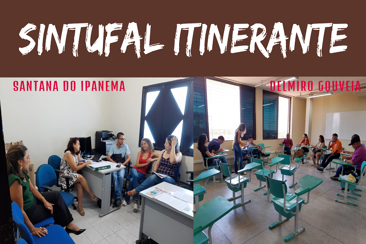 Ação do Sintufal atendeu demandas no Sertão alagoano. Arte: Sintufal Ação do Sintufal atendeu demandas no Sertão alagoano. Arte: Sintufal
