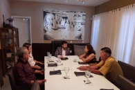 Reunião com o escritório jurídico hoje pela manhã. Foto: Ascom/Sintufal