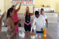 Momentos da socialização no clube. Foto: Ascom/Sintufal