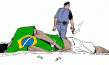 Reprodução da arte de Latuff, que foi quebrada pelo deputado do PSL.