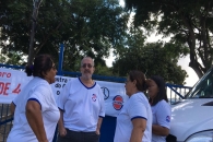 Diretores do Sintufal durante o ato. Foto: Ascom/Sintufal