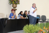 Coordenador explicando o andamento da pauta | Foto: Foto: Ascom/Sintufal