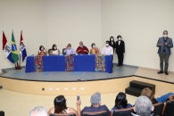 Drº Célio falou sobre a importância de todos os pleitos apresentados pelo Sintufal | Foto: Ascom/Sintufal