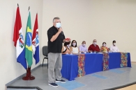 Novo coordenador geral, Ricardo Moresi, ressalta a necessidade da luta constante para barrar a PEC 32 | Foto: Ascom/Sintufal