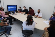 Ricardo Moresi falando sobre a insegurança que o decreto gerou nos aposentados e pensionistas | Foto: Ascom/Sintufal