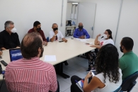 Coordenador geral José Marcos falando sobre as dificuldades que o decreto trará para aposentados e pensionistas | Foto: Ascom/Sintufal