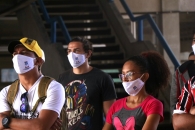 Estudantes também participaram do ato | Foto: Vanessa Ataíde