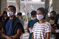 Estudantes também participaram do ato | Foto: Vanessa Ataíde