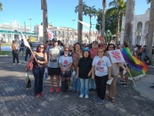 Técnico-administrativos da Ufal presentes na manifestação  | Foto: Ascom/Sintufal