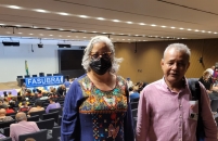 Lenilda Luna de Almeida e José Marcos Gomes representaram Alagoas na plenária da Fasubra