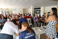 Assembleia aconteceu no hall do HUPAA nesta quinta-feira (06/06) | Foto: Ascom/Sintufal