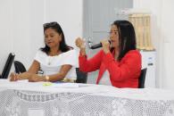 Sintufal realizou reunião, nesta quarta-feira (21/08), no anexo a sede do Sindicato, com aposentadas e aposentados | Foto: Ascom/Sintufal