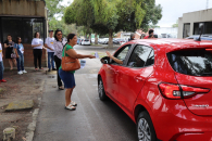 Manifestação e panfletagem, na entrada do Campus A. C. Simões da Ufal | Foto: ASCOM/SINTUFAL