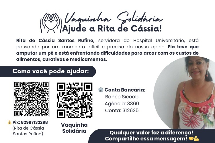 Ajude a Rita de Cássia!  Ajude a Rita de Cássia!