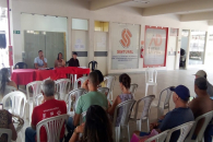 Momentos da Assembleia Extraordinária do Sintufal, hoje pela manhã, no CIC | Foto: Ascom/Sintufal