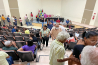 Momentos da assembleia do Sintufal, na última quinta-feira, dia 27.02 | Foto: Ascom/Sintufal