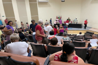 Momentos da assembleia do Sintufal, na última quinta-feira, dia 27.02 | Foto: Ascom/Sintufal