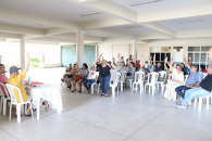 TAEs reunidos em assembleia, nesta quarta-feira, dia 30.04 | Foto: Ascom/Sintufal
