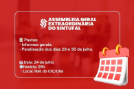 Assembleia na quinta-feira definirá paralisação na Ufal