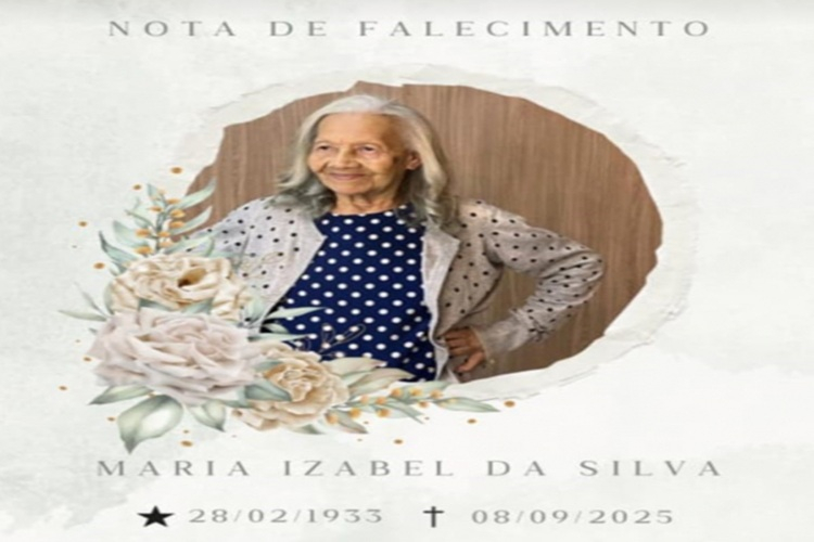 Nota de falecimento Nota de falecimento