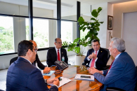 Reunião das representações sindicais, gestão da Ufal e presidente do TCU | Foto: Ineh Alarcão