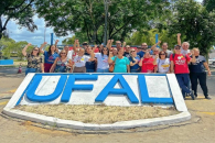 Técnicos da Ufal realizam ato contra a PEC 38/2025 e em defesa do cumprimento do acordo de greve