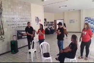 Ato dos trabalhadores da Ebserh em greve no HUPAA | Foto: Reprodução de vídeo