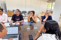 O vice-presidente da Adufal, Carlos Müller, durante a audiência | Foto: Sônia Titara/Adufal