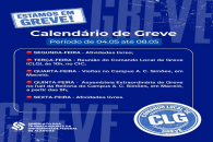 Sintufal divulga calendário de mobilização da greve entre 4 e 8 de maio