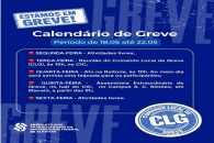 Sintufal divulga calendário de atividades da greve para o período de 18 a 22 de maio