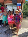 Entrega de brindes após o sorteio | Foto: Ascom/Sintufal