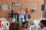 Ato público e feijoada marcam mobilização da greve no hall da Reitoria