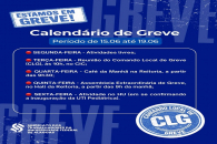 Sintufal divulga calendário de mobilização da greve para o período de 15 a 19 de junho