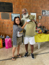 Entrega de prêmio do Bingo