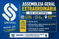 Assembleia Geral Extraordinária do Sintufal acontece na próxima terça-feira