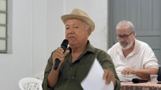 Reunião com aposentados e pensionistas no Sintufal | Foto: Ascom/Sintufal